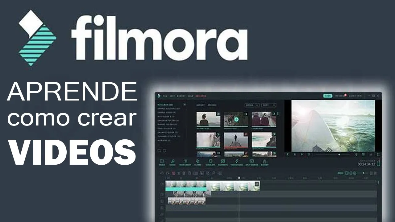 Aprende aquí como crear videos fácilmente con Wondershare Filmora